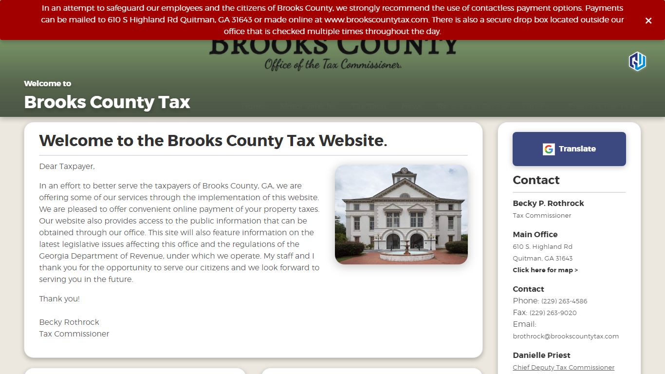 Brooks County Tax